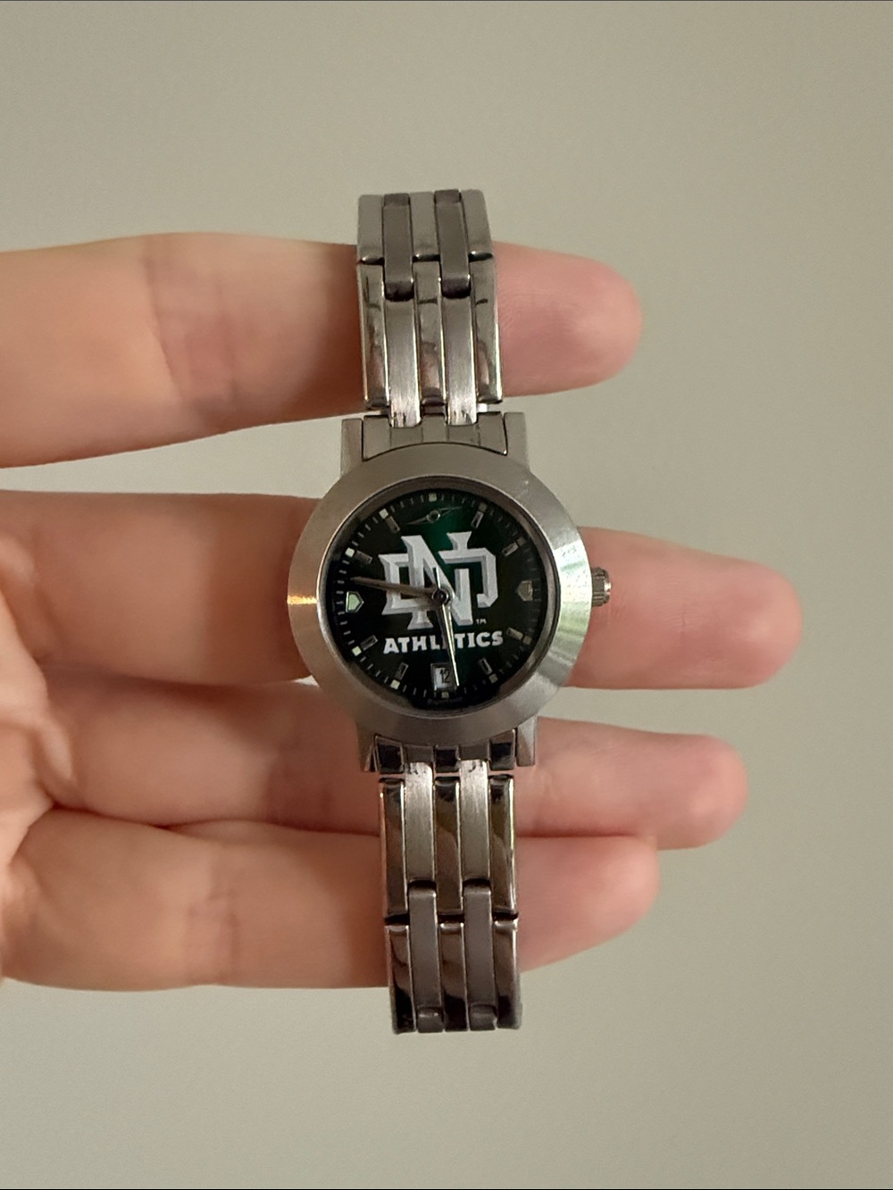 Suntime Brand University of North Dakota UND Stainless Steel Athletics Watch